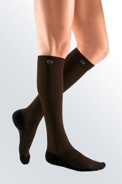 Medi Mediven Active Class 2 Brown Below Knee Compression Socks for Men